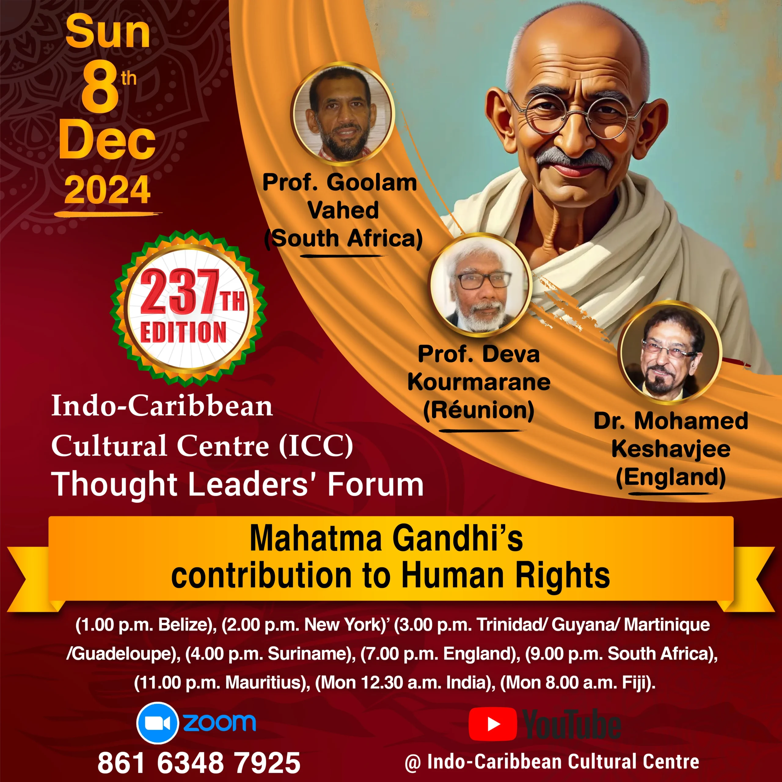 Mahatma Gandhi’s contribution to Human Rights