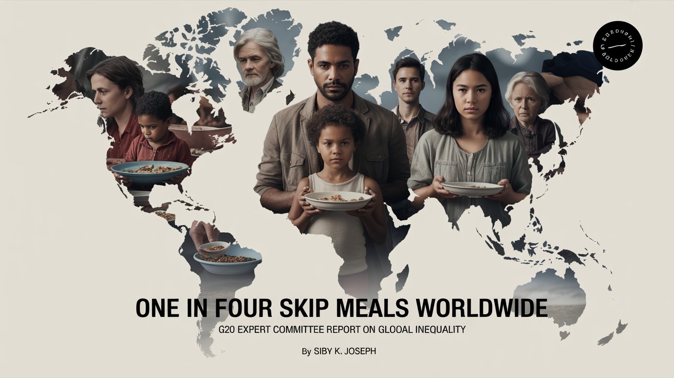 One in Four Skip Meals Worldwide: G20 Expert Committee Report on Global Inequality