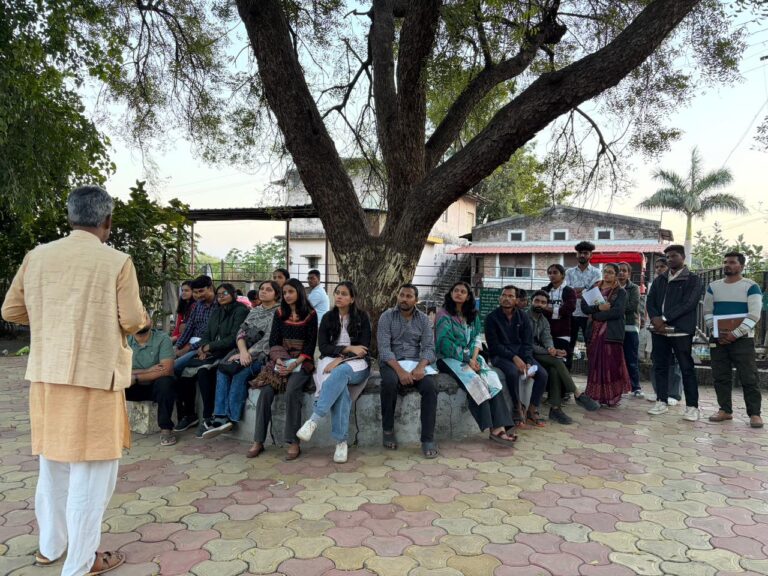Short term Course on Gandhian Thought at Mahatma Gandhi’s Ashram at Sevagram