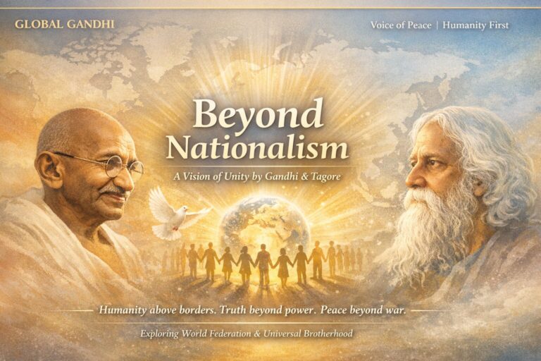 Gandhi and Tagore: Beyond Nationalism, Towards A World Federation