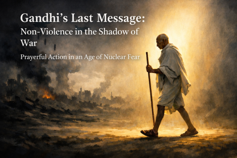 Weapons of Mass Destruction and the Innocent: Why Gandhi’s Message Still Strikes a Chord