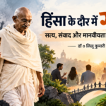 Read more about the article हिंसा के दौर में गांधी : सत्य, संवाद और मानवीयता की प्रासंगिकता